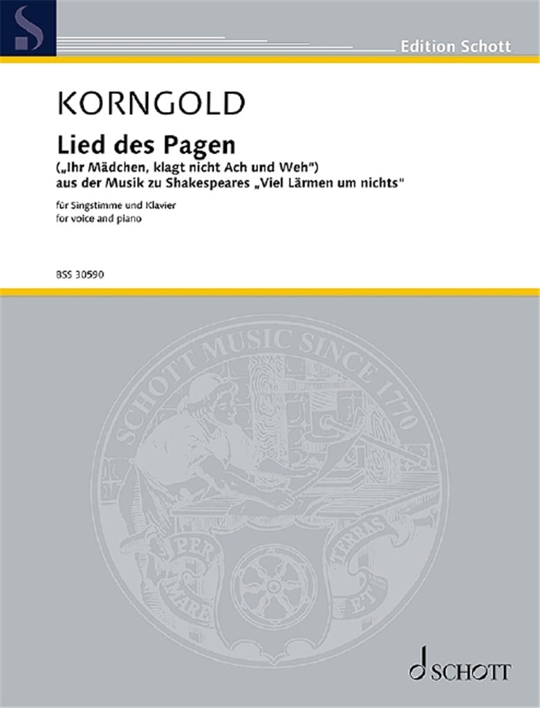 Lied des Pagen op. 11